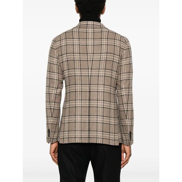 Tagliatore Brown Jackets - Blazers Men